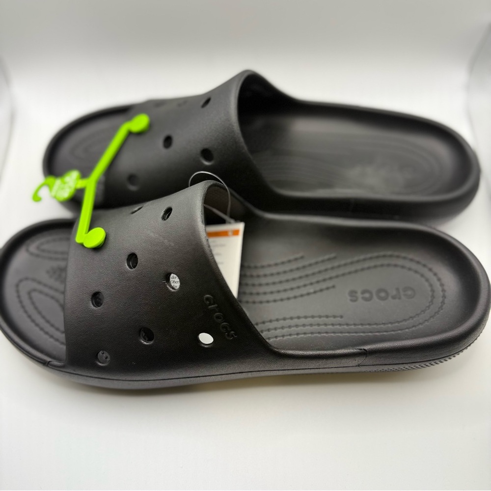 CROCS Classic Black Slide Sandals